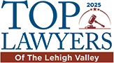 Logo Recognizing Ruggiero Law Offices, LLC's affiliation with Lehigh Valley Top Lawyers 2025
